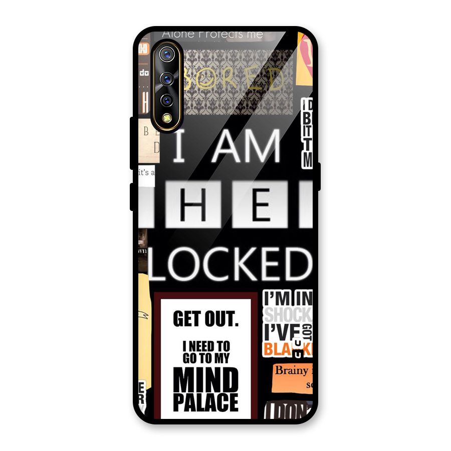 Mystery Pattern Glass Back Case for Vivo S1