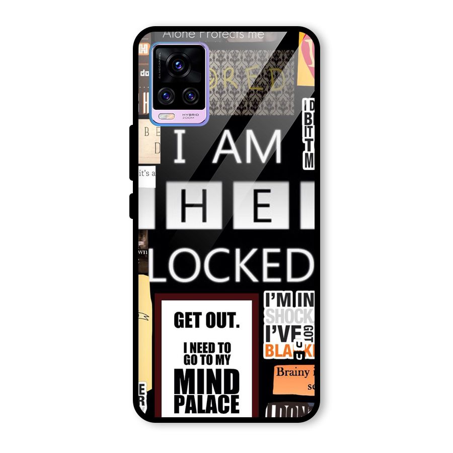 Mystery Pattern Glass Back Case for Vivo V20 Pro