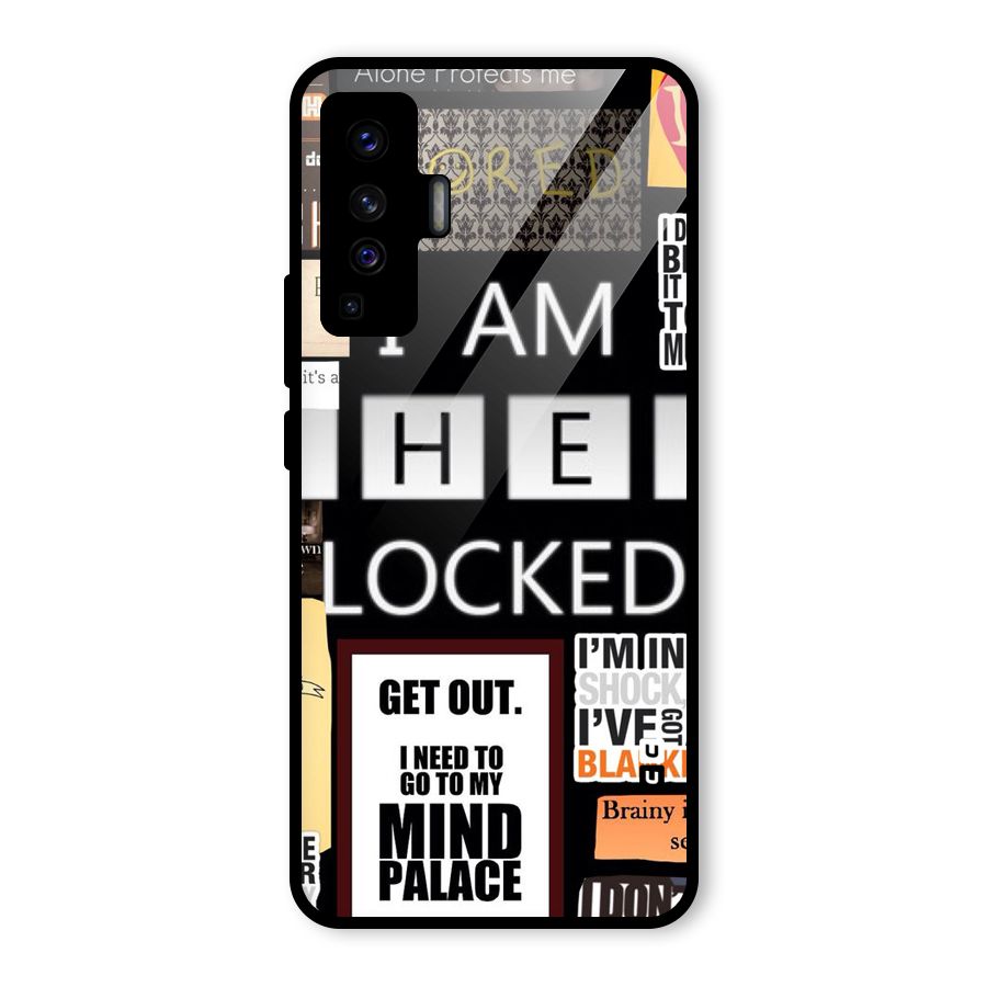 Mystery Pattern Glass Back Case for Vivo X50