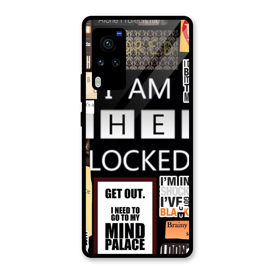 Mystery Pattern Glass Back Case for Vivo X60 Pro
