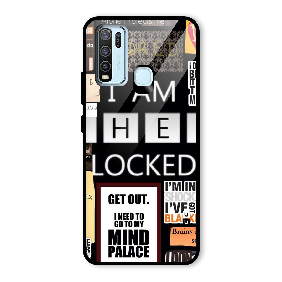 Mystery Pattern Glass Back Case for Vivo Y30