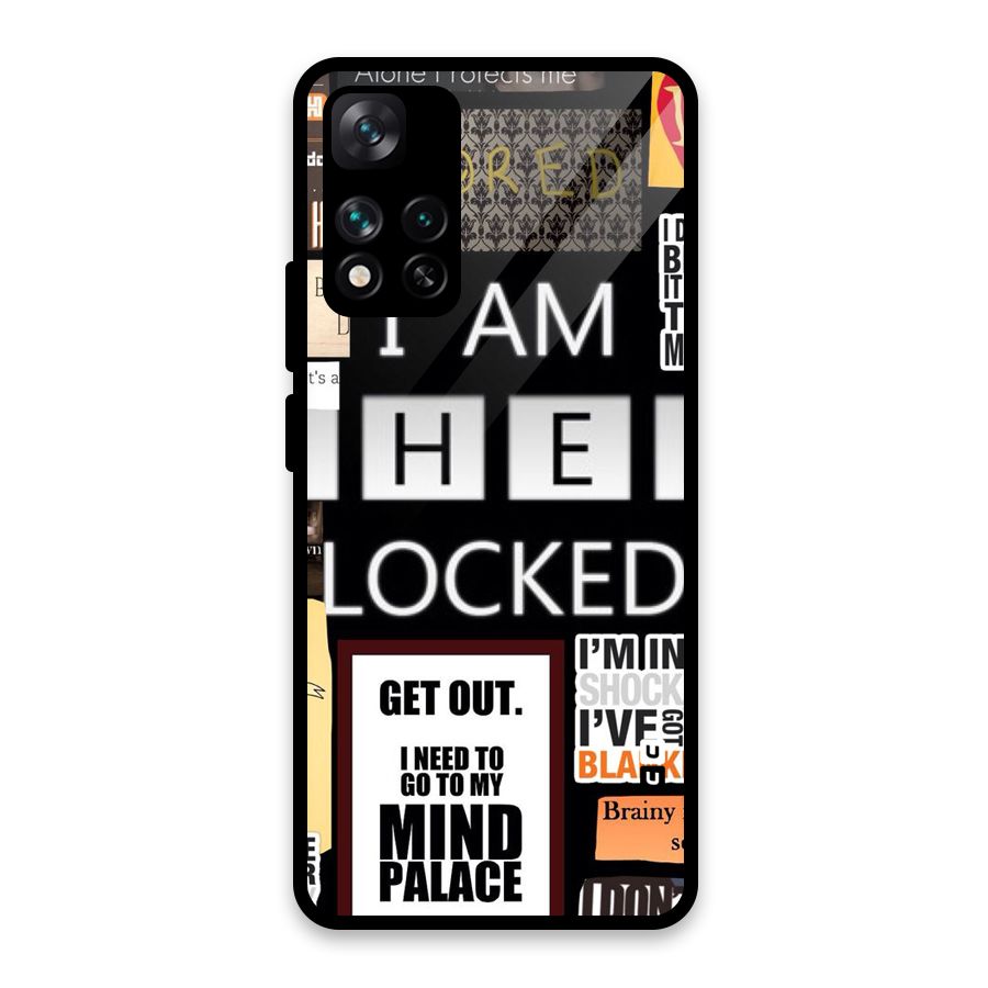 Mystery Pattern Glass Back Case for Xiaomi 11i HyperCharge 5G