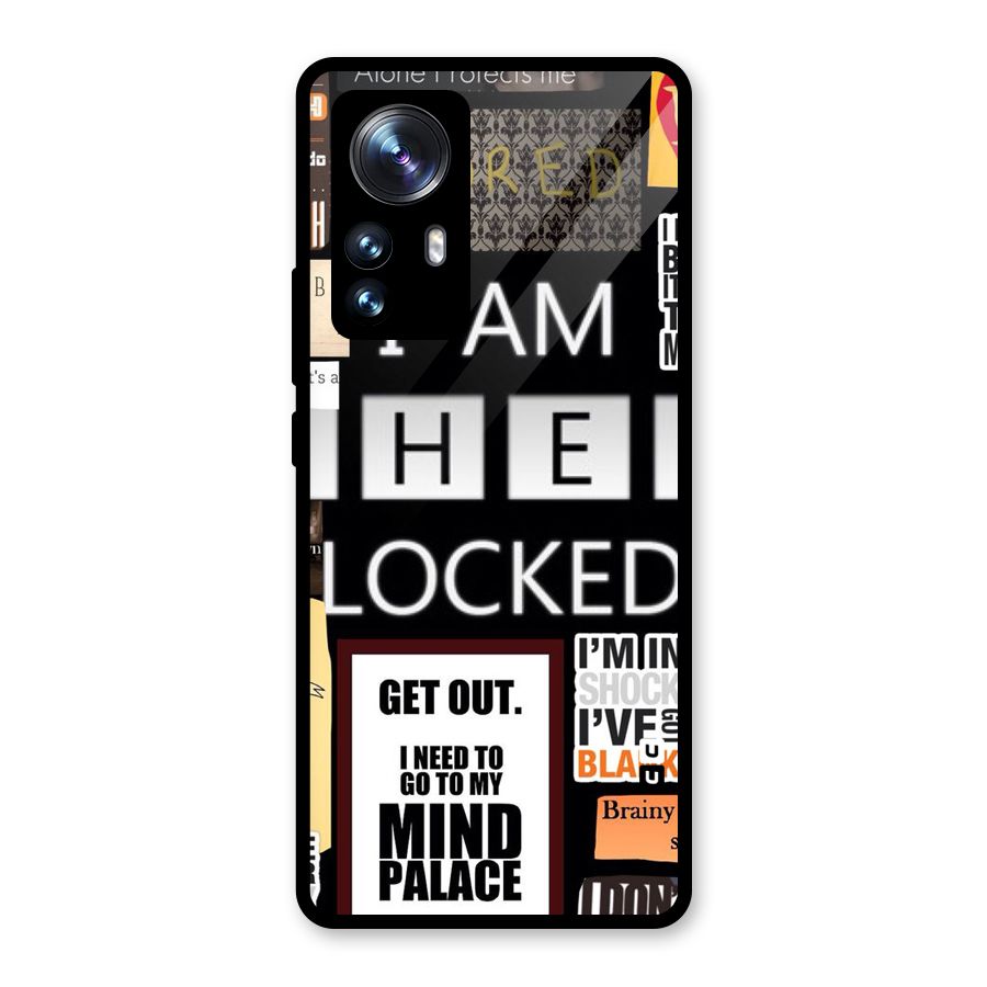 Mystery Pattern Glass Back Case for Xiaomi 12 Pro