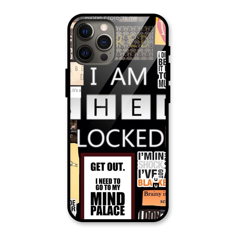 Mystery Pattern Glass Back Case for iPhone 12 Pro Max