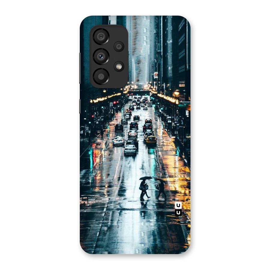 NY Streets Rainy Back Case for Galaxy A33 5G
