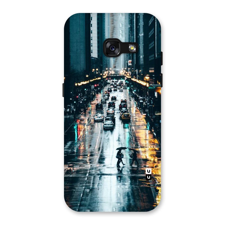 NY Streets Rainy Back Case for Galaxy A3 (2017)