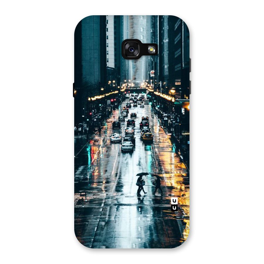 NY Streets Rainy Back Case for Galaxy A7 (2017)