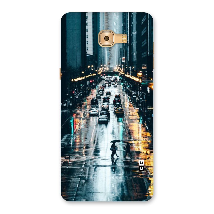 NY Streets Rainy Back Case for Galaxy C9 Pro