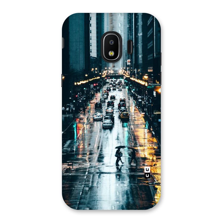 NY Streets Rainy Back Case for Galaxy J2 Pro 2018