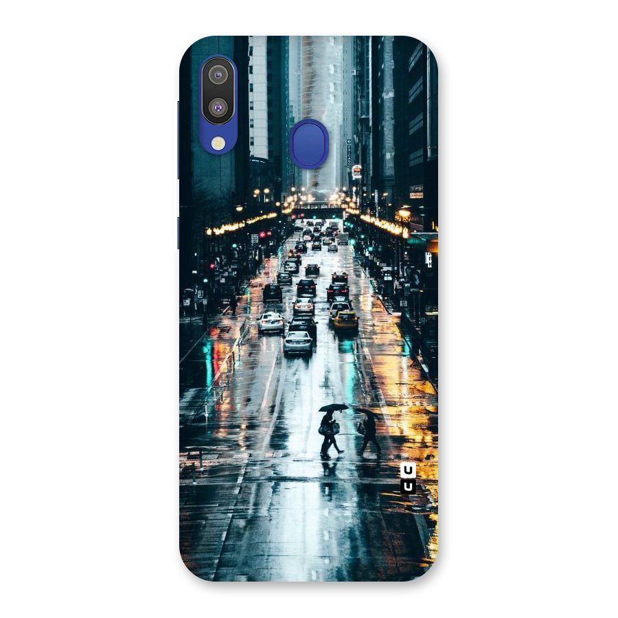 NY Streets Rainy Back Case for Galaxy M20