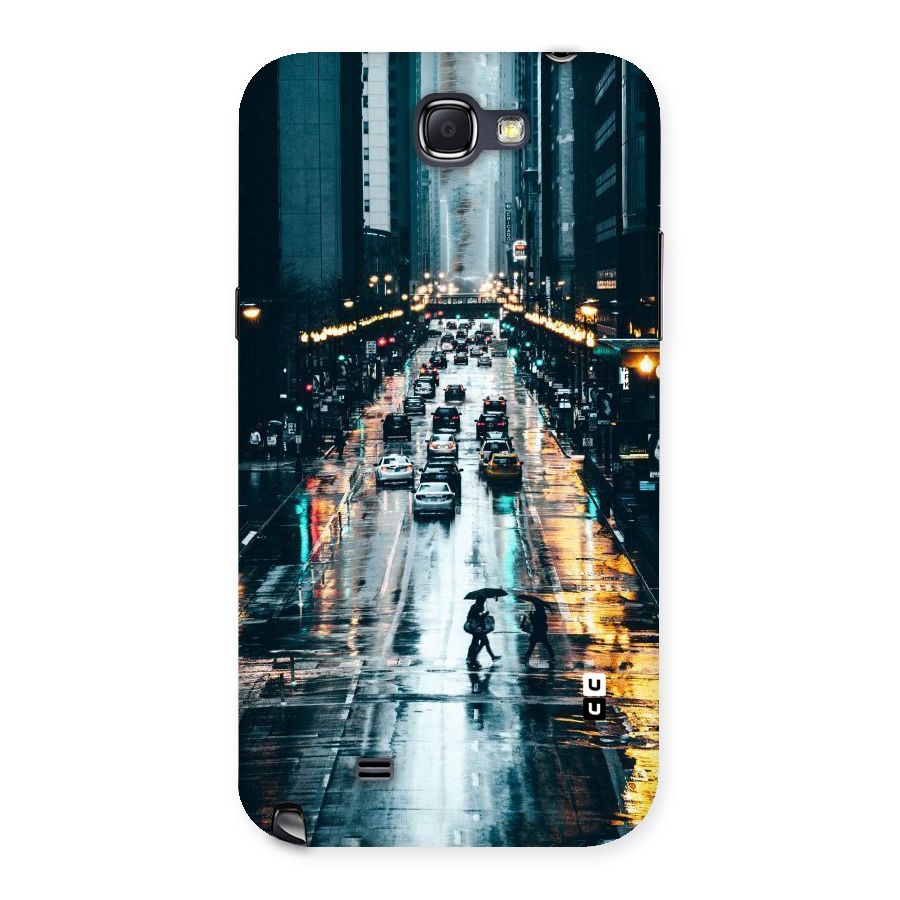 NY Streets Rainy Back Case for Galaxy Note 2