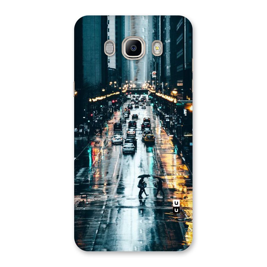 NY Streets Rainy Back Case for Galaxy On8