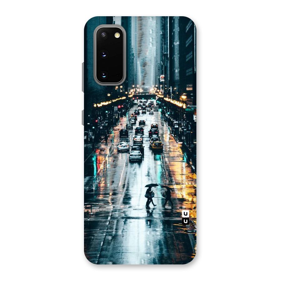 NY Streets Rainy Back Case for Galaxy S20