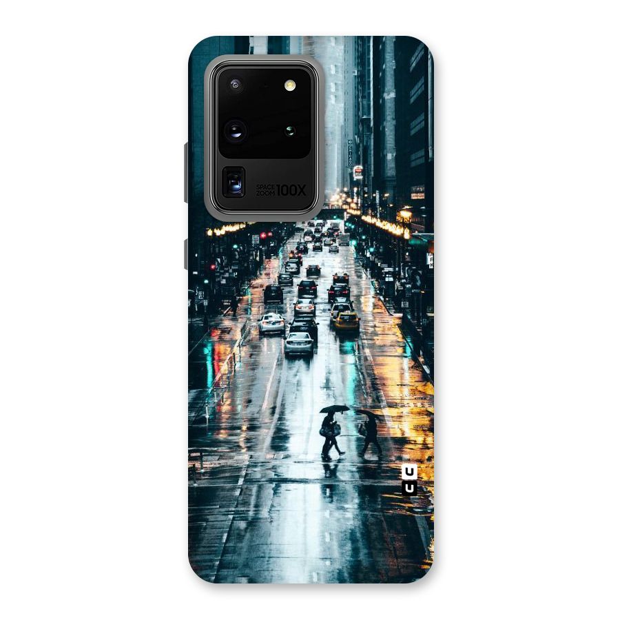 NY Streets Rainy Back Case for Galaxy S20 Ultra