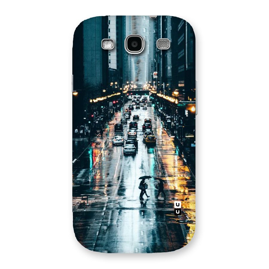 NY Streets Rainy Back Case for Galaxy S3