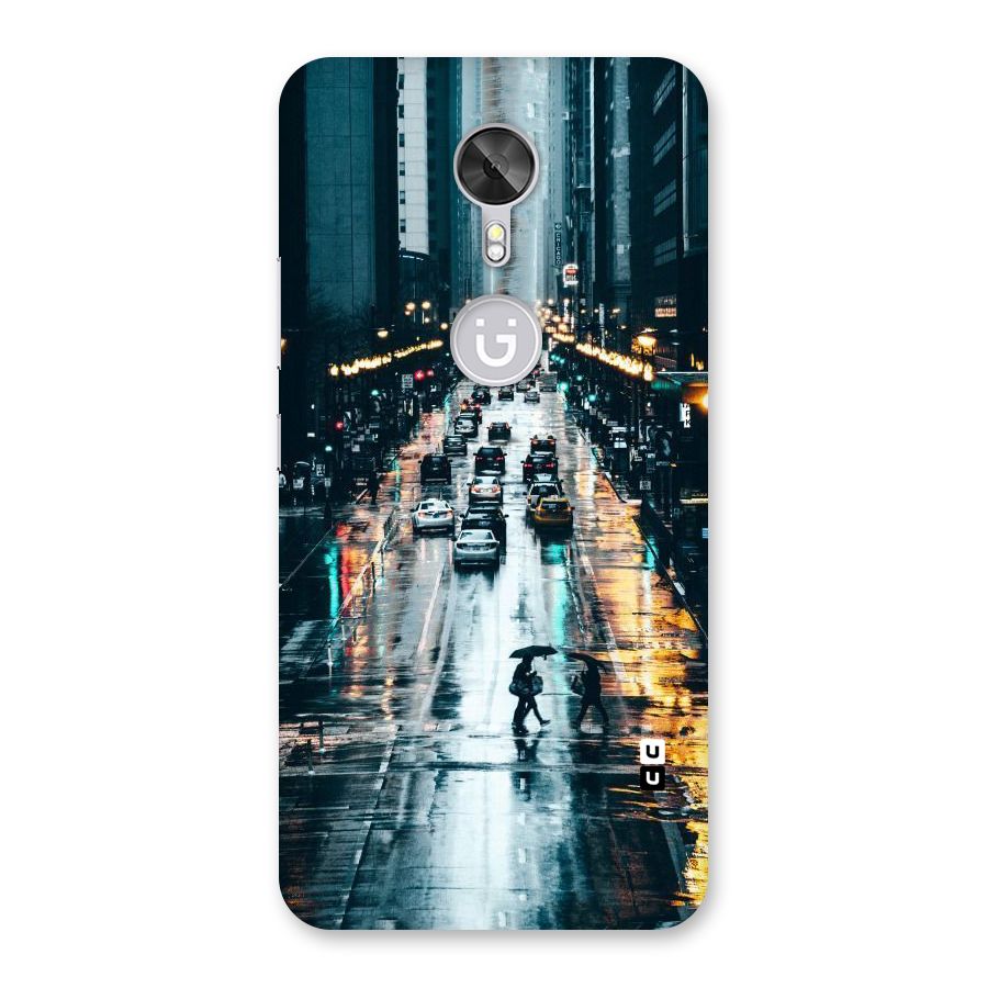 NY Streets Rainy Back Case for Gionee A1
