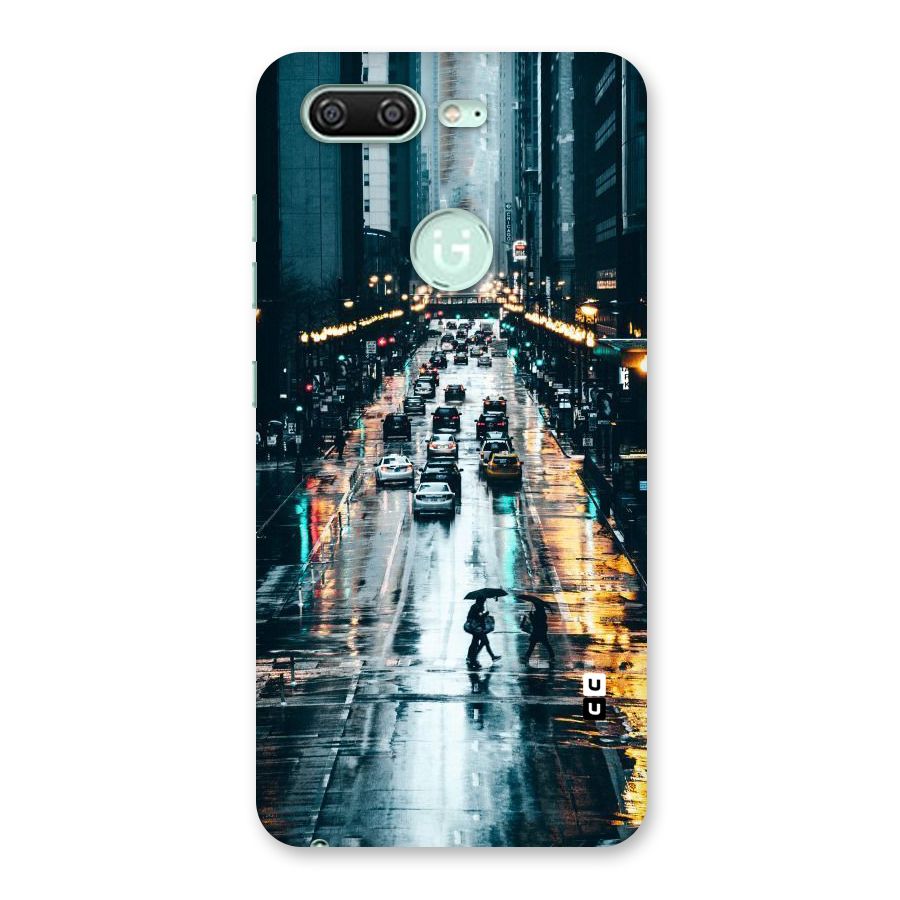 NY Streets Rainy Back Case for Gionee S10