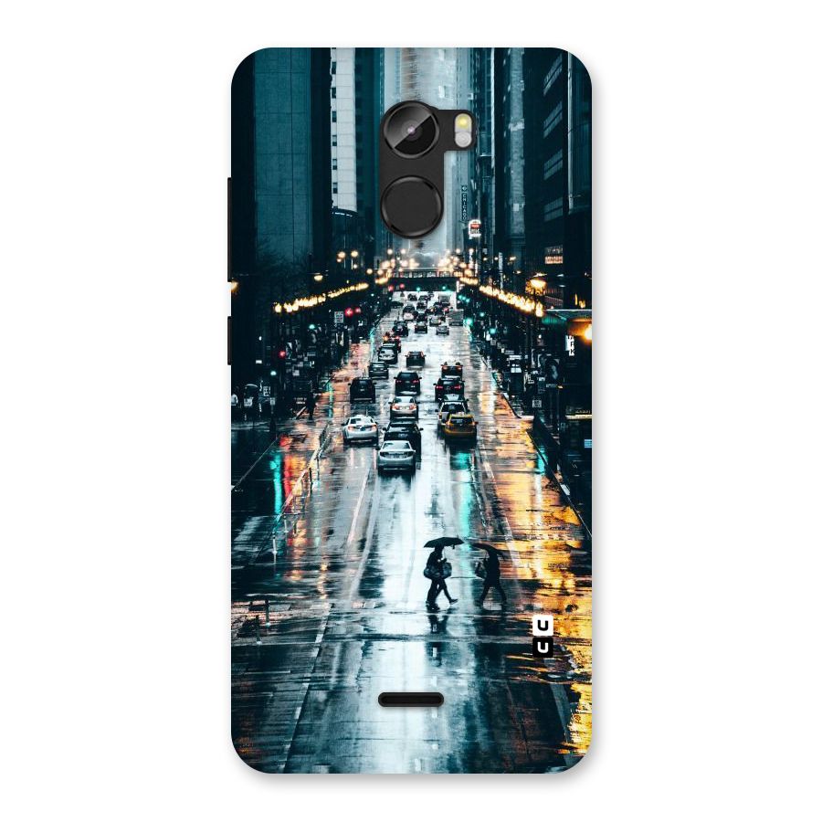 NY Streets Rainy Back Case for Gionee X1