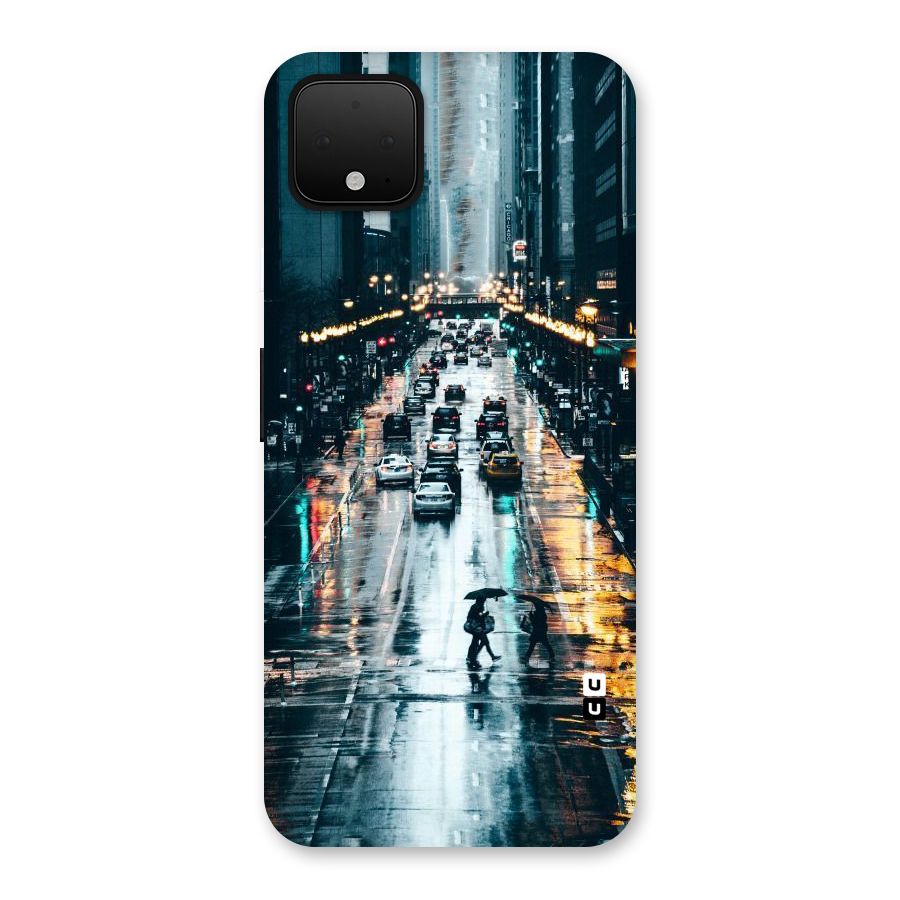 NY Streets Rainy Back Case for Google Pixel 4 XL