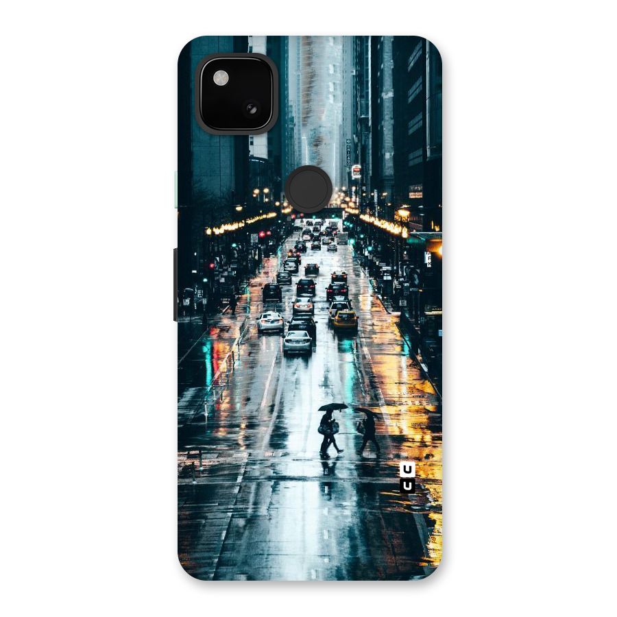 NY Streets Rainy Back Case for Google Pixel 4a