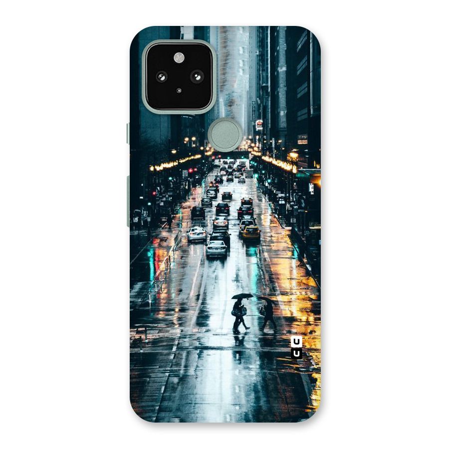 NY Streets Rainy Back Case for Google Pixel 5