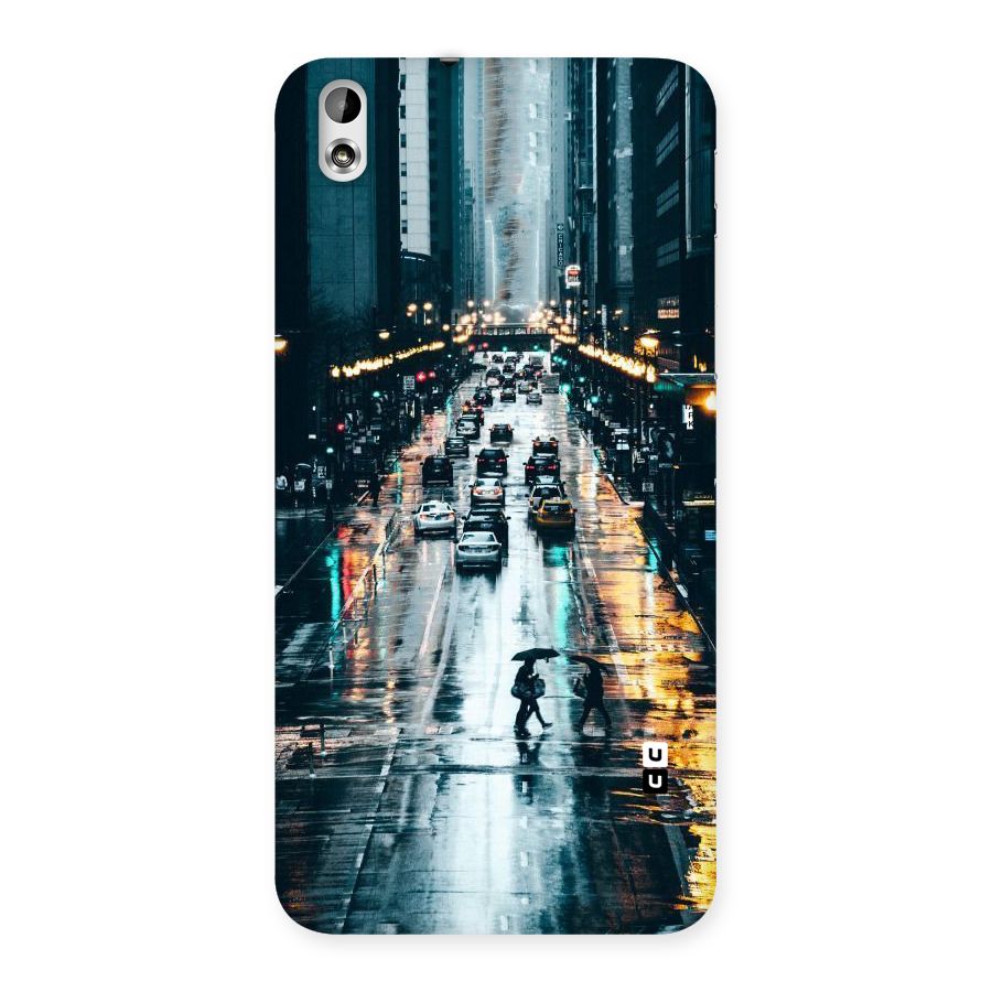 NY Streets Rainy Back Case for HTC Desire 816g