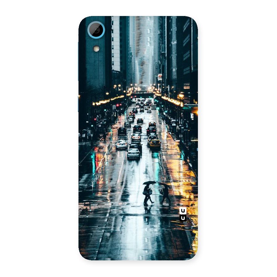NY Streets Rainy Back Case for HTC Desire 826