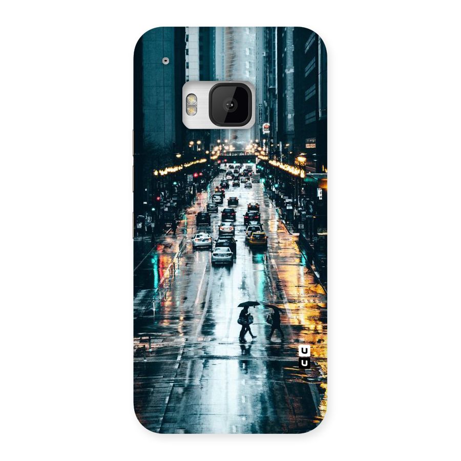 NY Streets Rainy Back Case for HTC One M9