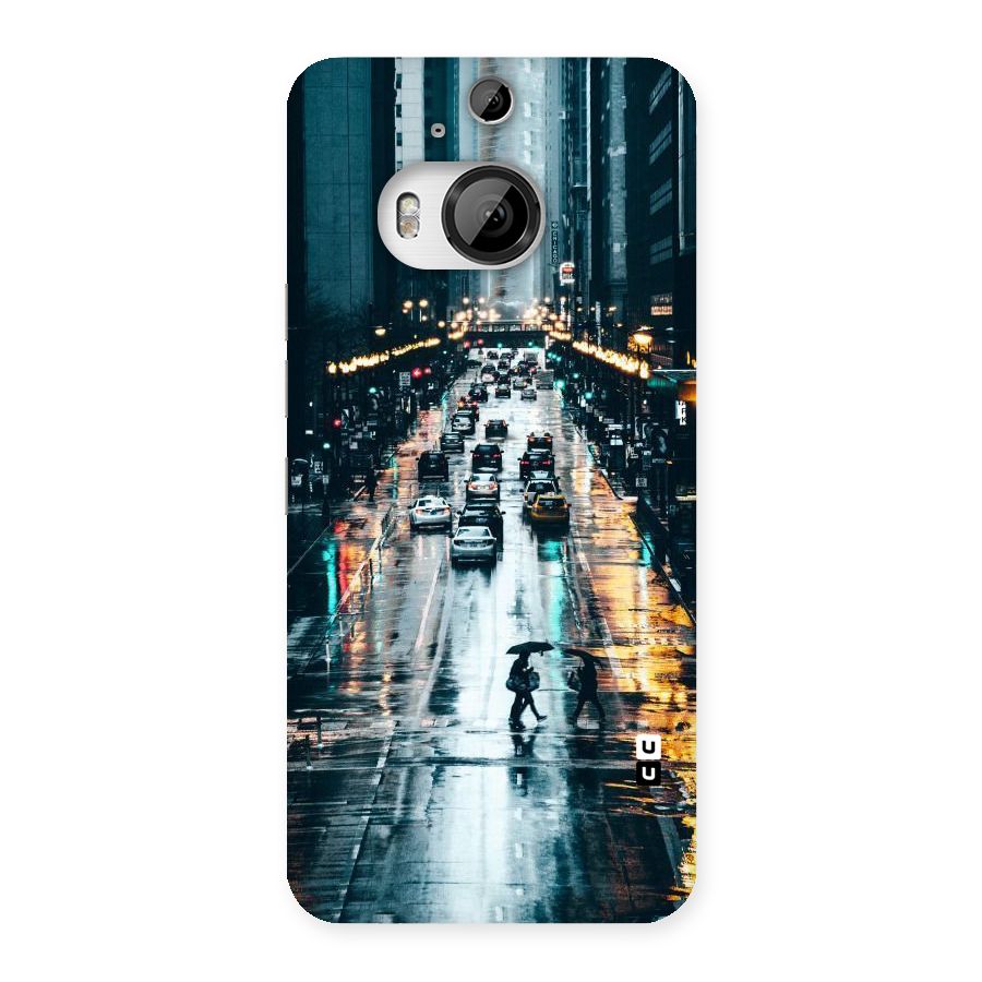 NY Streets Rainy Back Case for HTC One M9 Plus