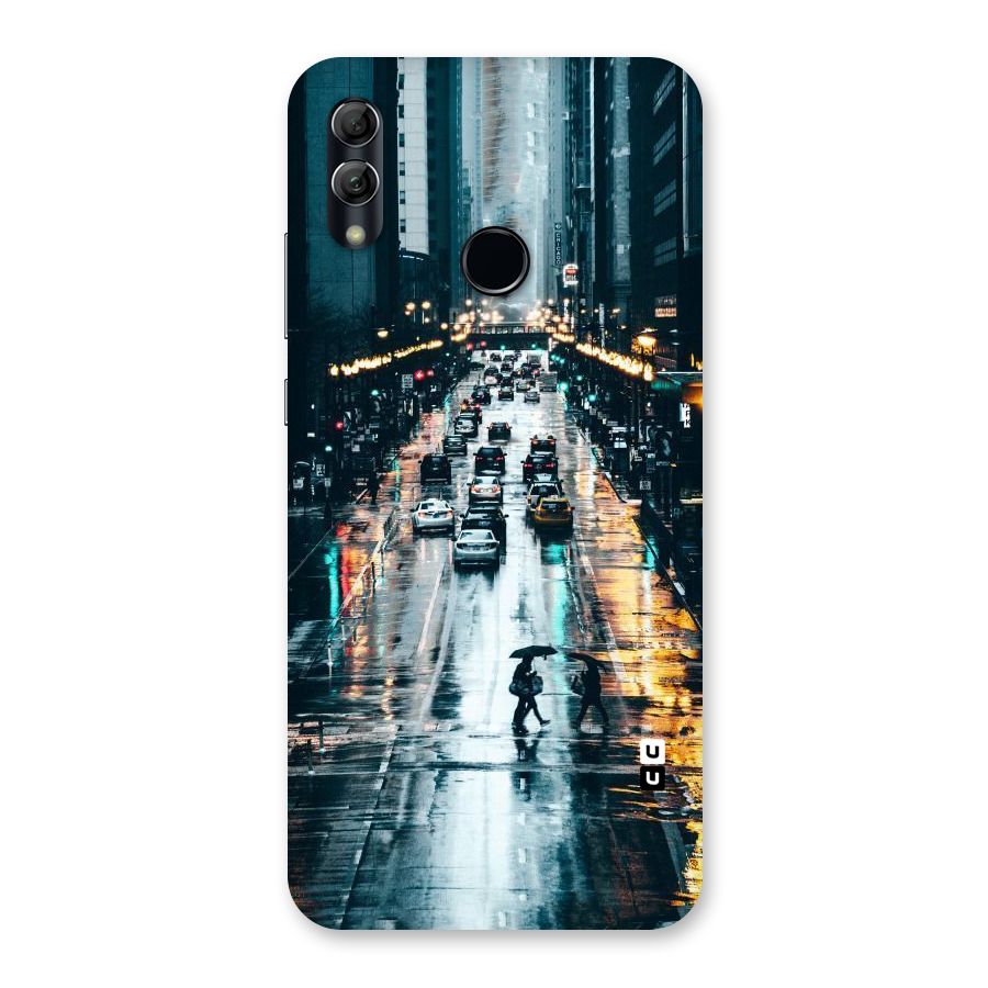 NY Streets Rainy Back Case for Honor 10 Lite