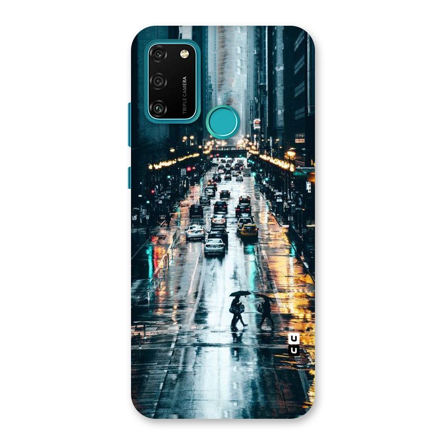 NY Streets Rainy Back Case for Honor 9A