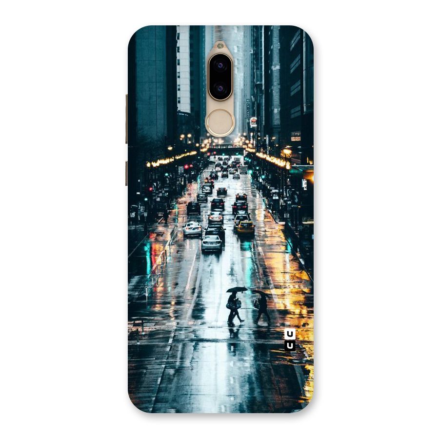 NY Streets Rainy Back Case for Honor 9i