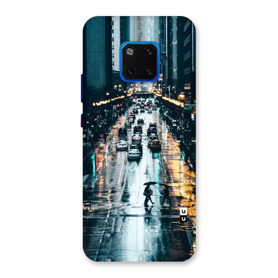NY Streets Rainy Back Case for Huawei Mate 20 Pro