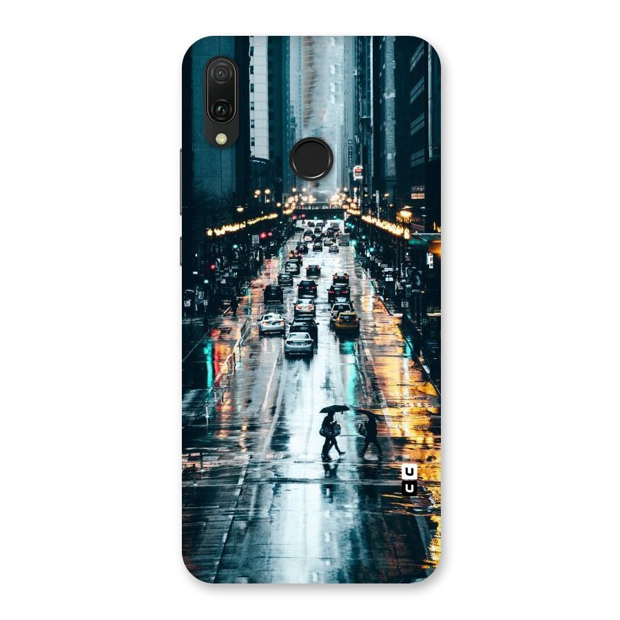 NY Streets Rainy Back Case for Huawei Y9 (2019)