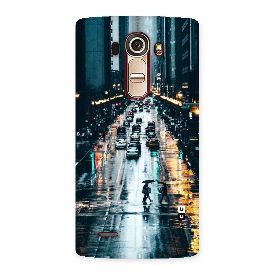 NY Streets Rainy Back Case for LG G4