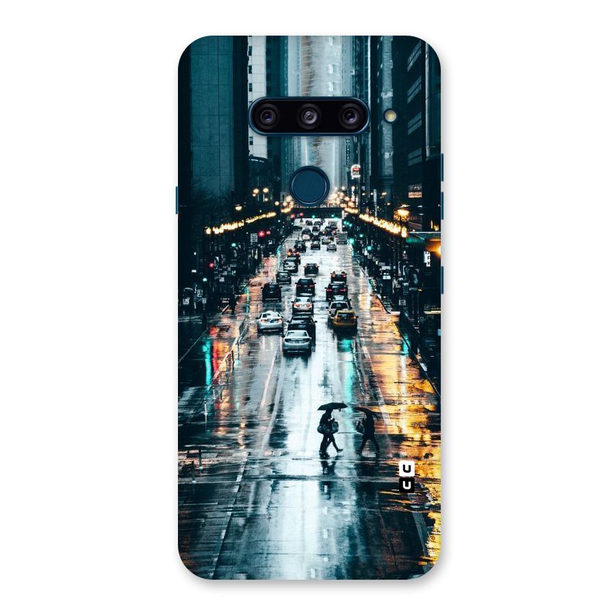 NY Streets Rainy Back Case for LG  V40 ThinQ