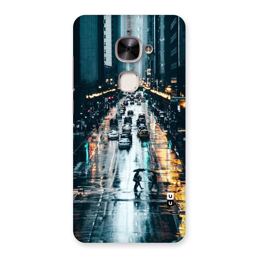 NY Streets Rainy Back Case for Le 2