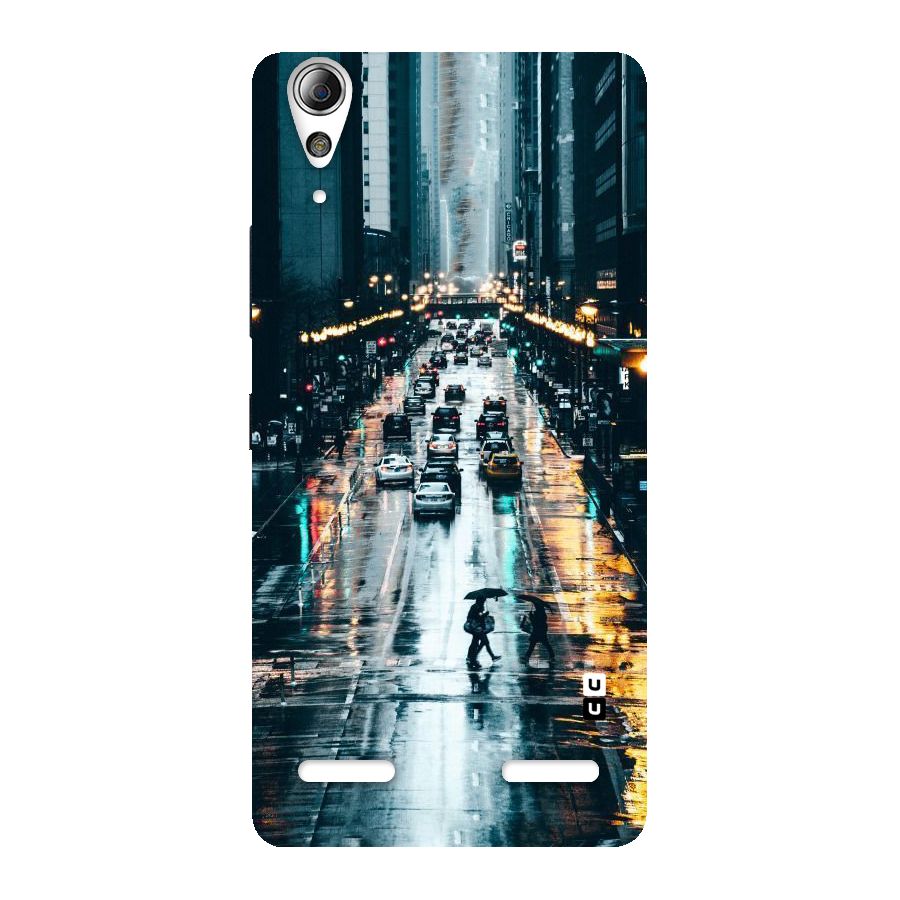 NY Streets Rainy Back Case for Lenovo A6000 Plus