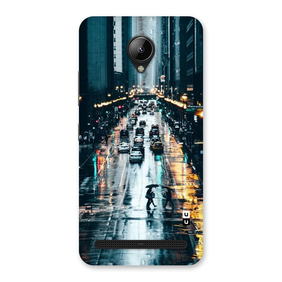 NY Streets Rainy Back Case for Lenovo C2