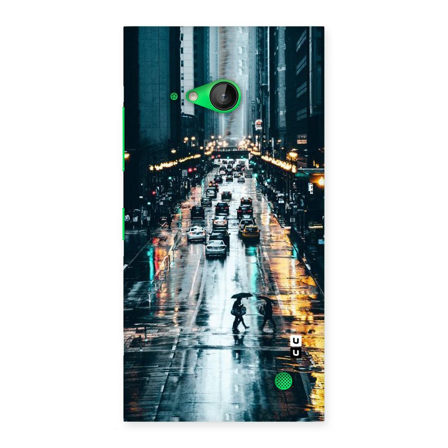 NY Streets Rainy Back Case for Lumia 730