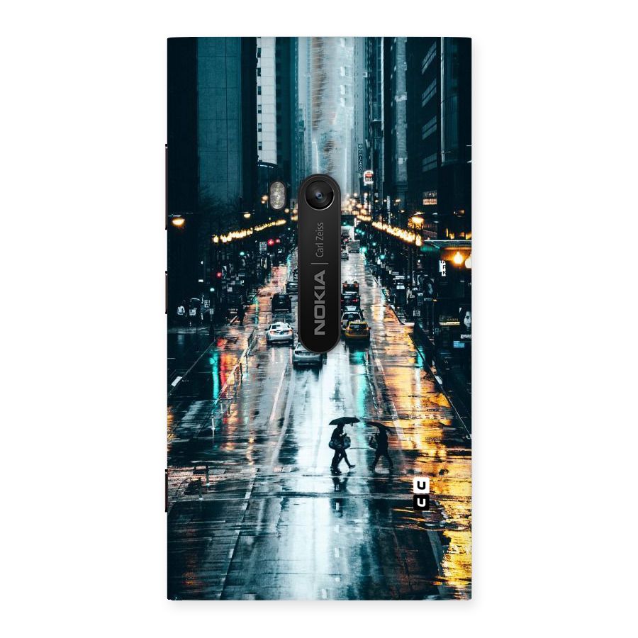 NY Streets Rainy Back Case for Lumia 920