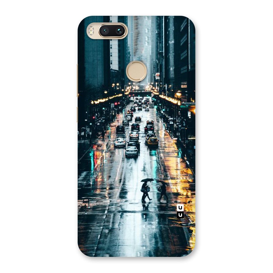 NY Streets Rainy Back Case for Mi A1