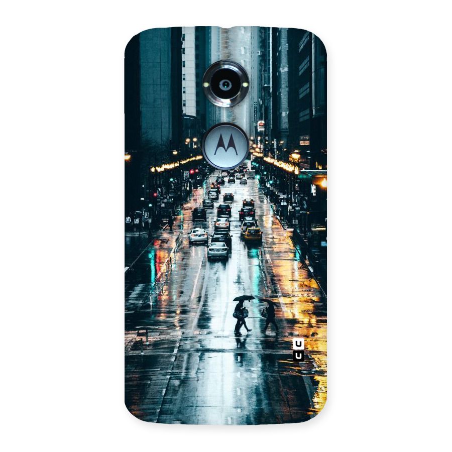 NY Streets Rainy Back Case for Moto X 2nd Gen