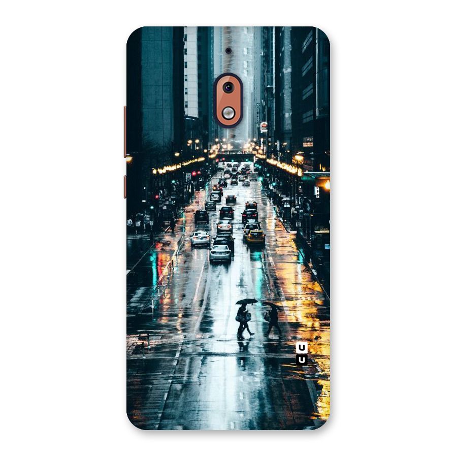 NY Streets Rainy Back Case for Nokia 2.1