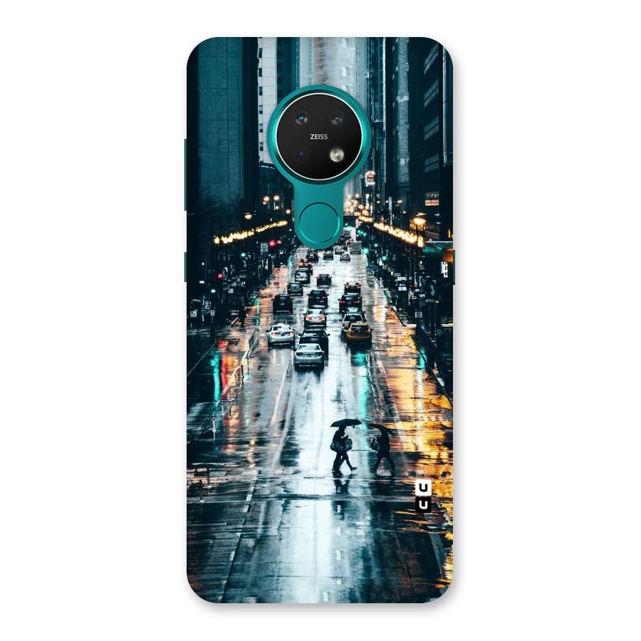 NY Streets Rainy Back Case for Nokia 7.2