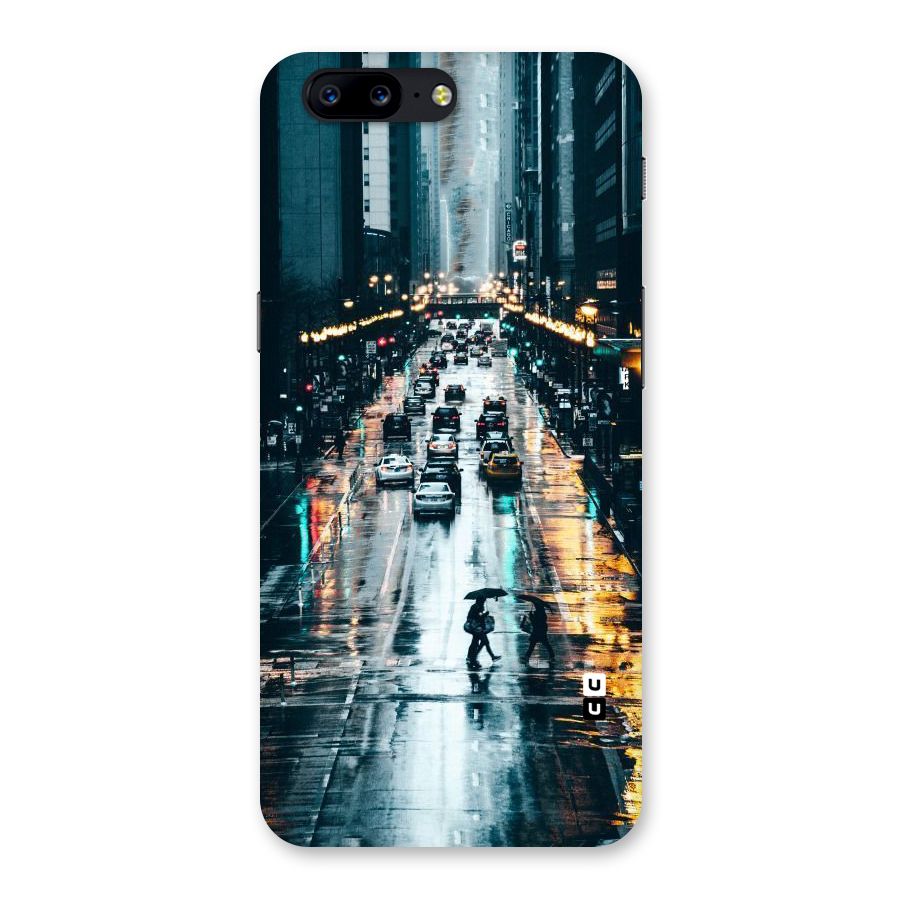 NY Streets Rainy Back Case for OnePlus 5