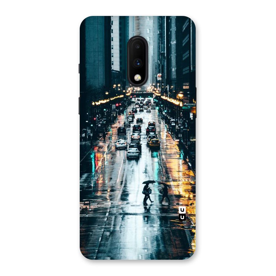 NY Streets Rainy Back Case for OnePlus 7