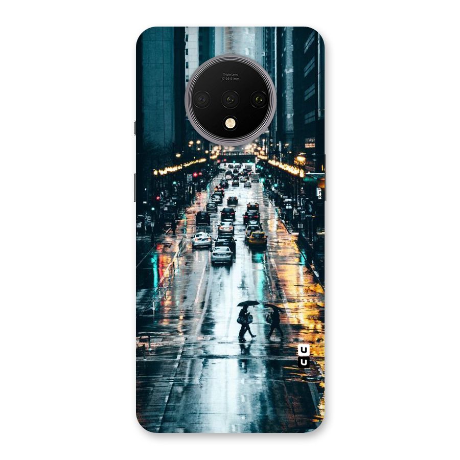 NY Streets Rainy Back Case for OnePlus 7T