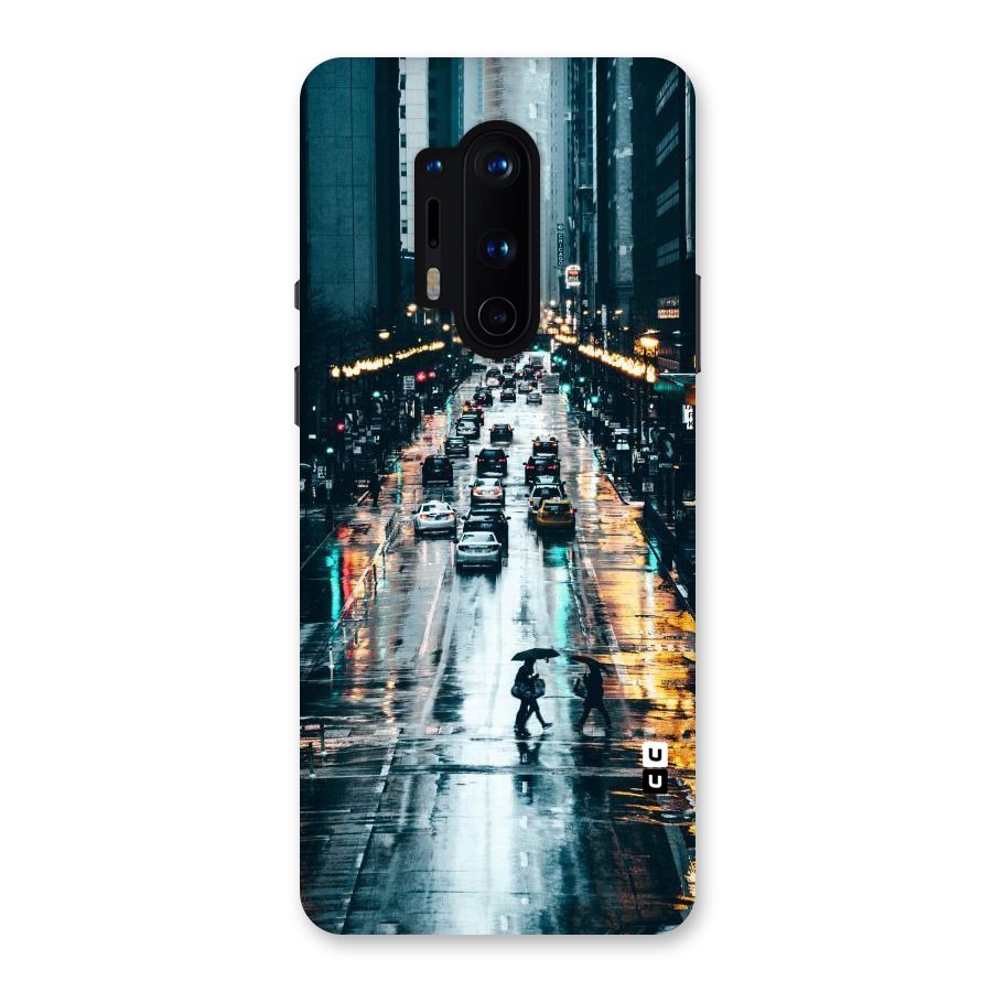 NY Streets Rainy Back Case for OnePlus 8 Pro