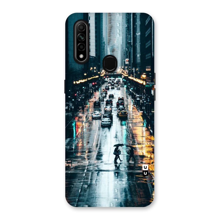 NY Streets Rainy Back Case for Oppo A31